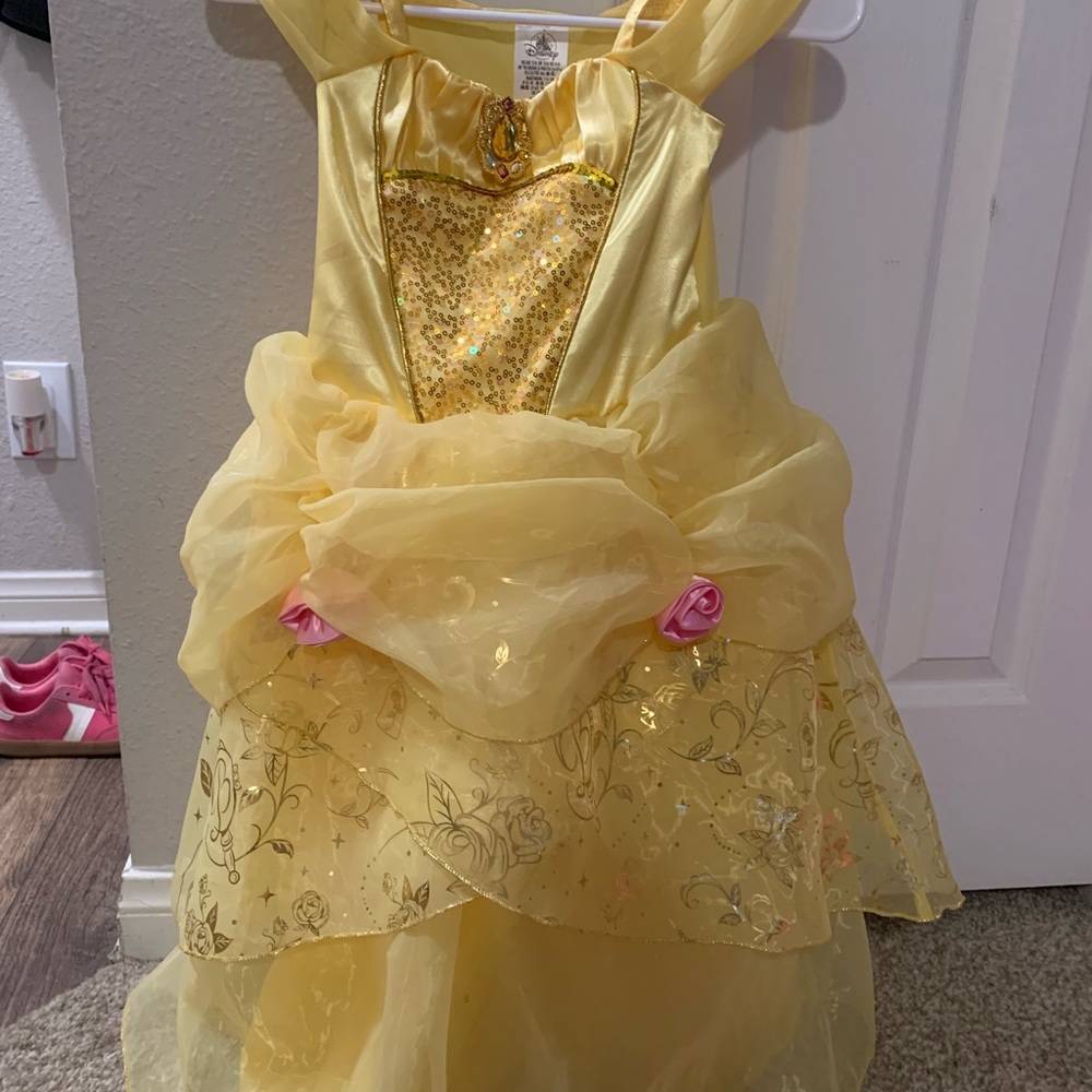 Disney Belle Yellow and Pink Theater Princess Costume